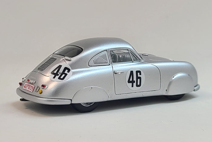 Porsche 356 SL (1951 Le Mans Class Winner) | 1:43 Scale Model Car by Spark | Rear Quarter