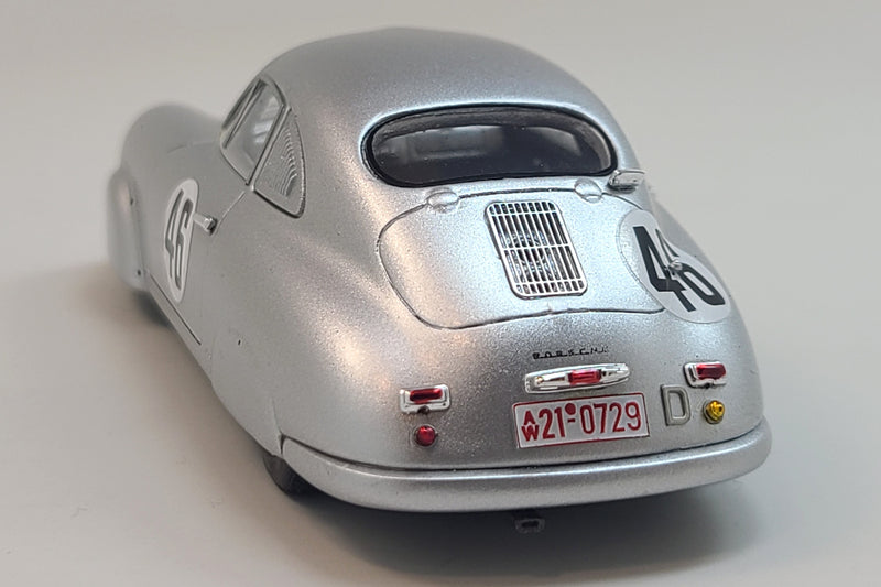 Porsche 356 SL (1951 Le Mans Class Winner) | 1:43 Scale Model Car by Spark | Rear View