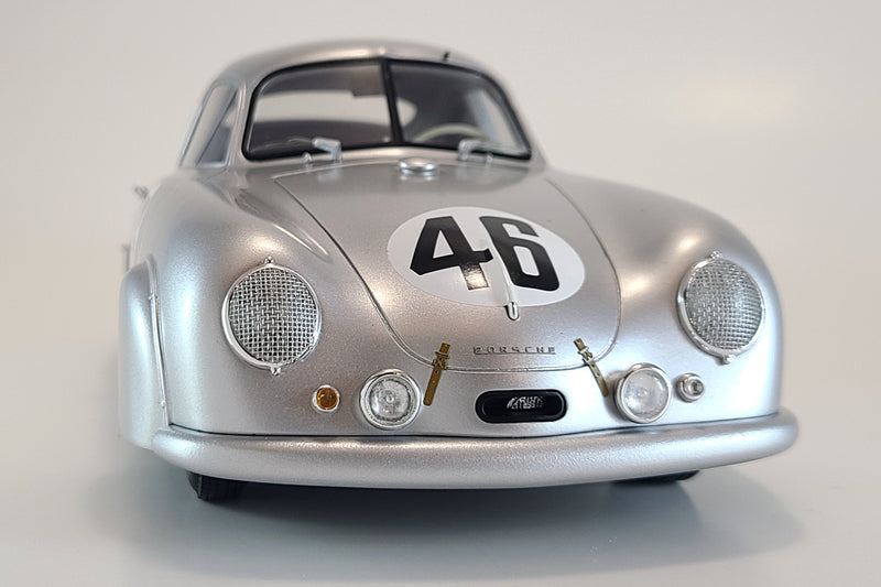 Porsche 356SL (1951 Le Mans Class Winner) | 1:18 Scale Model Car by Spark | Front Detail