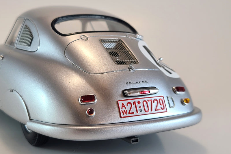 Porsche 356SL (1951 Le Mans Class Winner) | 1:18 Scale Model Car by Spark | Rear Detail