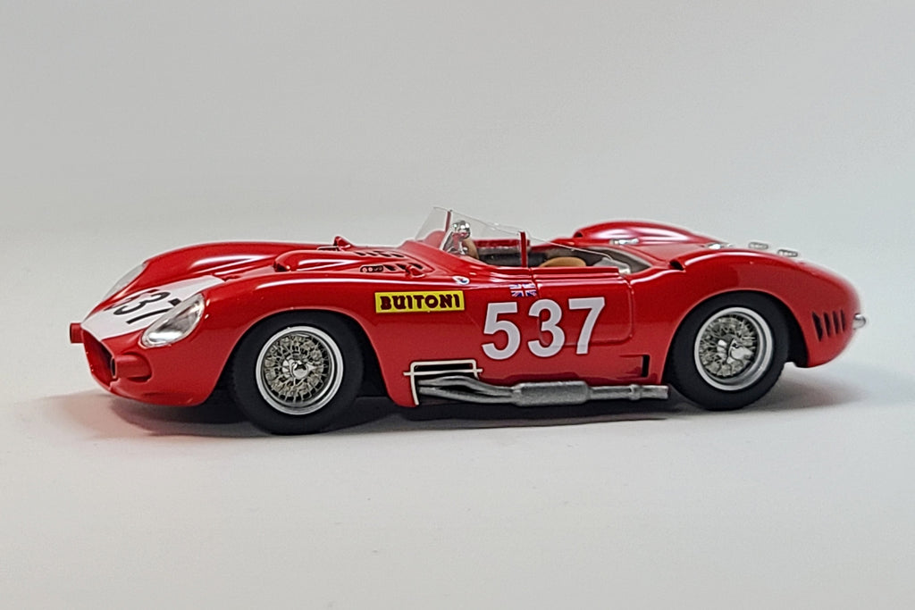 Maserati 450S (1957 Mille Miglia - S. Moss) - 1:43 Scale Model Car by Tecnomodel