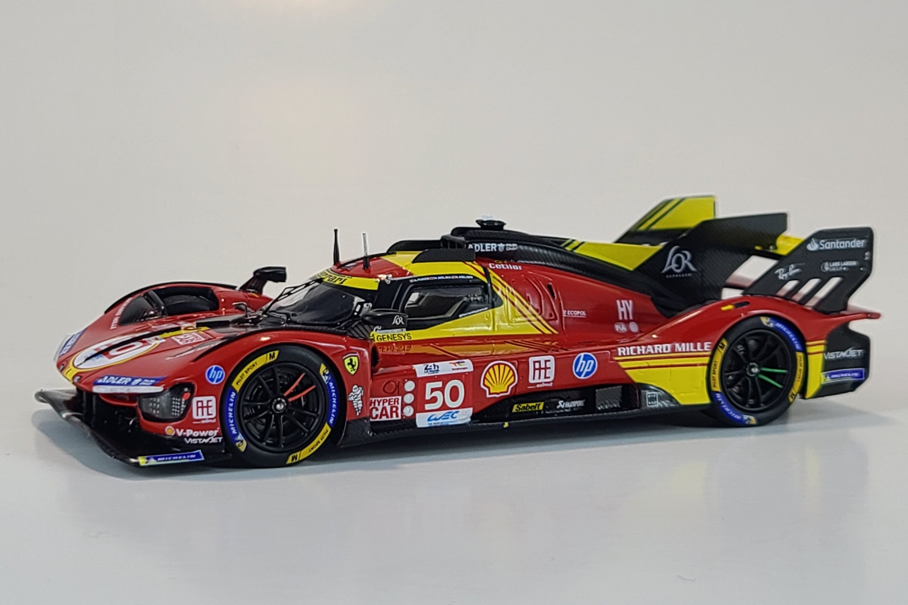 Ferrari 499P (2023 Le Mans Winner) | 1:43 Scale Model Car by Looksmart | Front Quarter