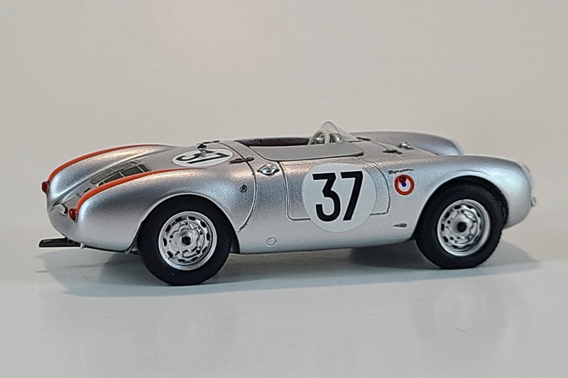 Porsche 550 RS Spyder (1955 Le Mans) | 1:43 Scale Model Car by Spark | Rear Quarter