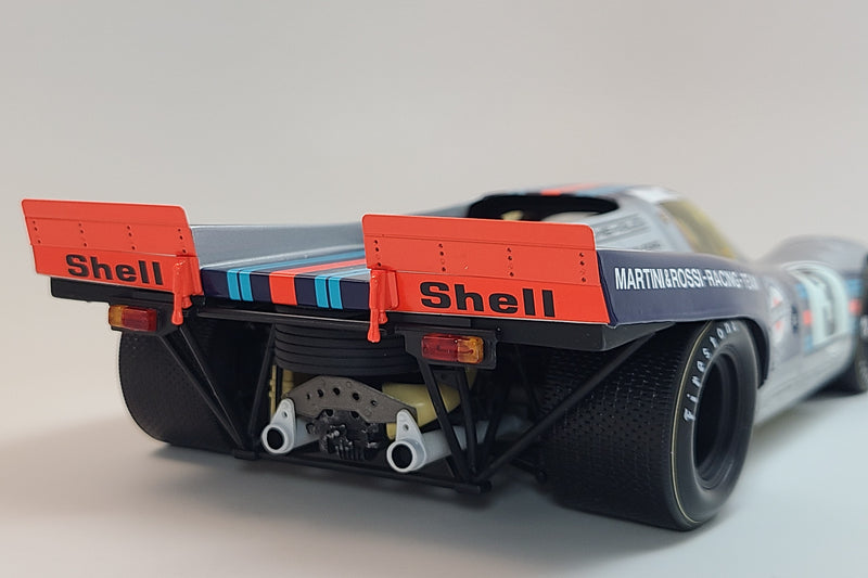 Porsche 917K (1971 Sebring 12 Hours Winner) | 1:18 Scale Model Car by Spark | Rear Detail