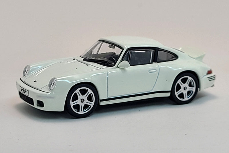 Ruf SCR 2018 | 1:64 Scale Diecast Model Car by Almost Real | White Variant