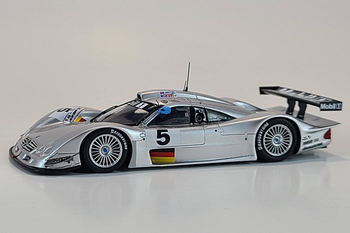 Mercedes-Benz CLR (1999 Le Mans #5) | 1:43 Scale Model Car by Spark | Front Quarter