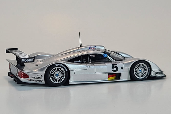 Mercedes-Benz CLR (1999 Le Mans #5) | 1:43 Scale Model Car by Spark | Rear Quarter