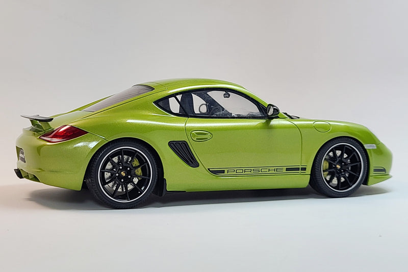 Porsche Cayman R (2012) | 1:18 Scale Model Car by GT Spirit | Rear Quarter