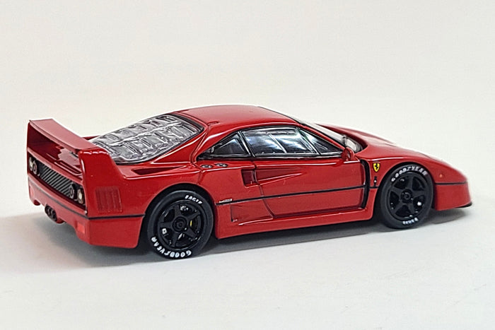 Ferrari F40 Lightweight | 1:64 Scale Diecast Model Car by Tarmac Works | Rear Quarter