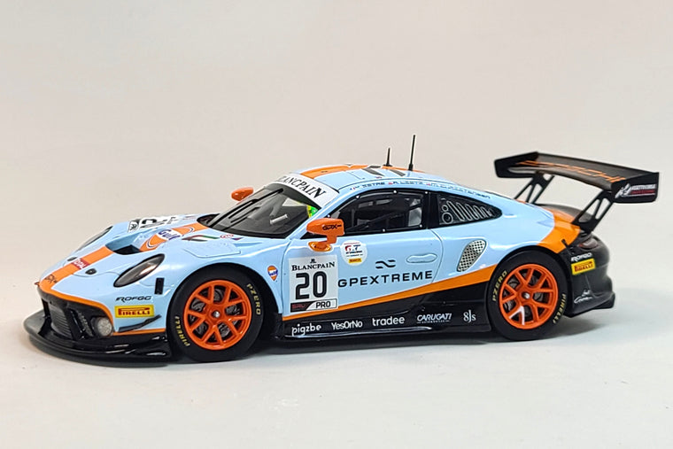 Porsche 911 GT3 R (GPX Racing, 2019 24 Hours of Spa Winner) - 1:43 Scale Model Car by Spark