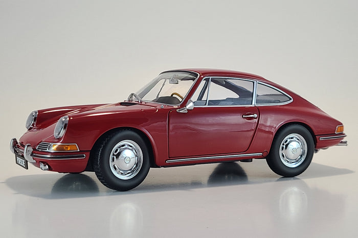 Porsche 911 (1964) | 1:18 Scale Diecast Model Car by Kyosho | Signal Red