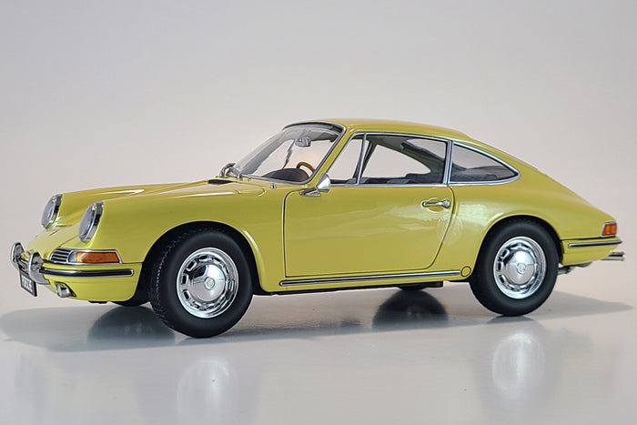 Porsche 911 (1964) | 1:18 Scale Diecast Model Car by Kyosho | Champagne Yellow