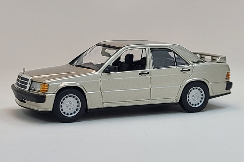 Mercedes-Benz 190E 2.3-16 | 1:43 Scale Diecast Model Car by Maxichamps | Front Quarter