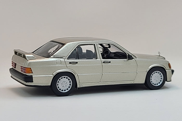 Mercedes-Benz 190E 2.3-16 | 1:43 Scale Diecast Model Car by Maxichamps | Rear Quarter