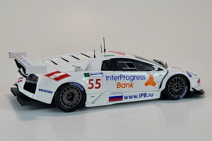 Lamborghini Murcielago R-GT LM (2008 Le Mans) | 1:43 Scale Model Car by Spark | Front Quarter