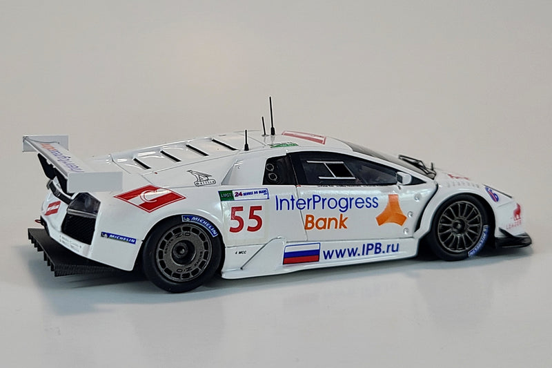 Lamborghini Murcielago R-GT LM (2008 Le Mans) | 1:43 Scale Model Car by Spark | Front Quarter