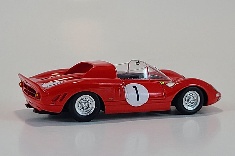 Ferrari 330P2 (1965 Nurburgring 1000km Winner) | 1:43 Scale Model Car by Looksmart | Rear Quarter