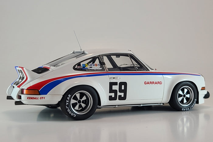 Porsche 911 RSR 2.8 (1973 Daytona 24 Hours Winner) | 1:18 Scale Model Car by Spark | Rear Quarter