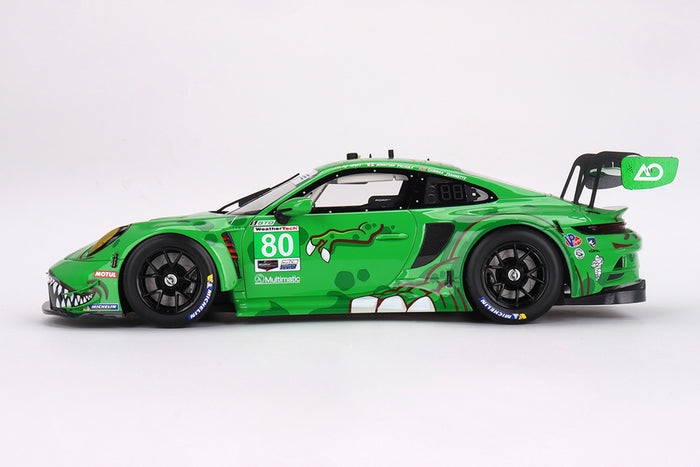 Porsche 911 GT3 R (AO Racing 2023 Sebring 12 Hours "Rexy") | 1:18 Scale Model Car by TopSpeed | Profile