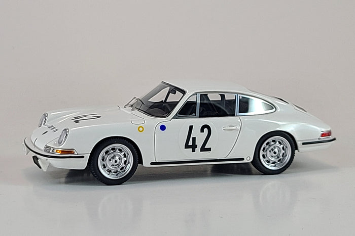 Porsche 911S (1967 Le Mans) | 1:43 Scale Model Car by Tecnomodel | Front Quarter