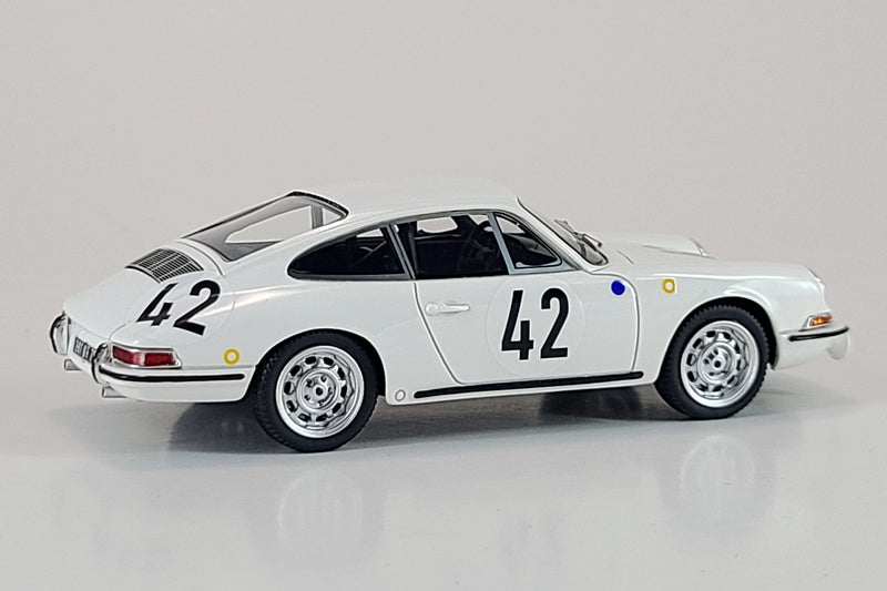 Porsche 911S (1967 Le Mans) | 1:43 Scale Model Car by Tecnomodel | Rear Quarter