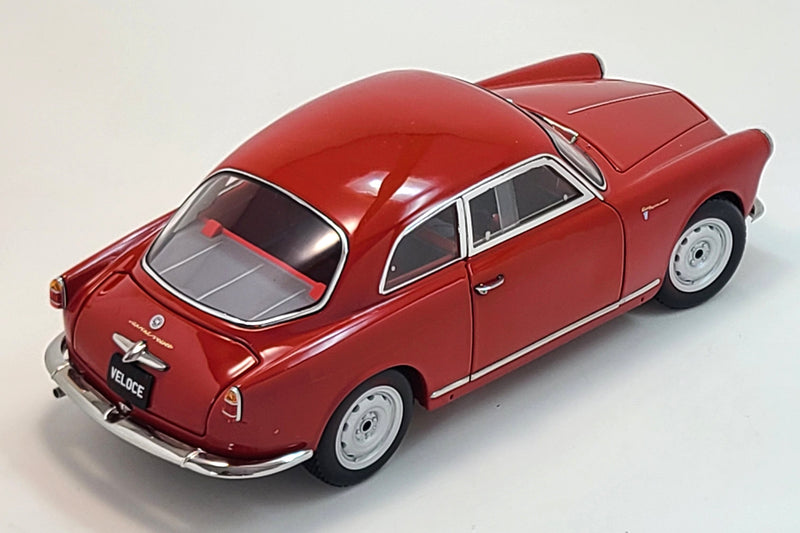 Alfa Romeo Giulietta Sprint Veloce Lightweight (1956) | 1:18 Scale Diecast Model Car by Kyosho | Rear Quarter