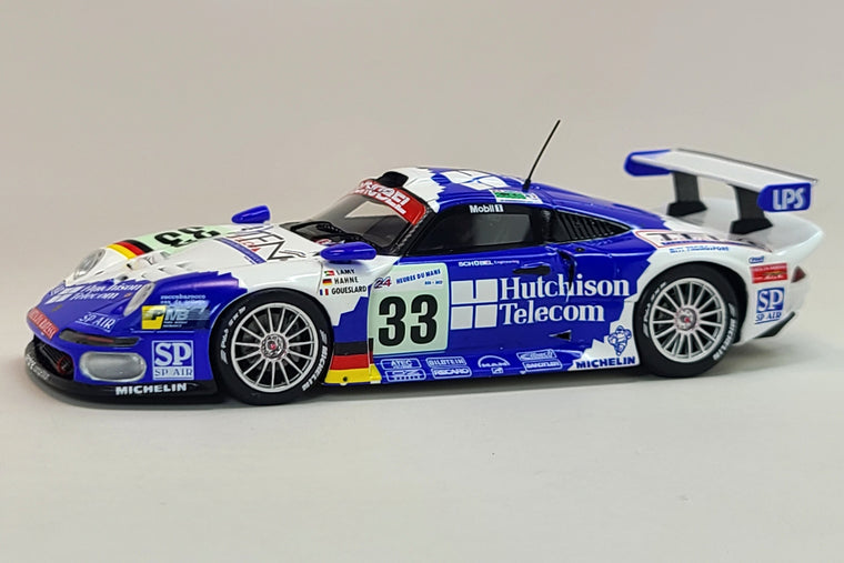 Porsche 911 GT1 (Schubel Engineering, 5th Place 1997 Le Mans) - 1:43 Scale Model Car by Spark