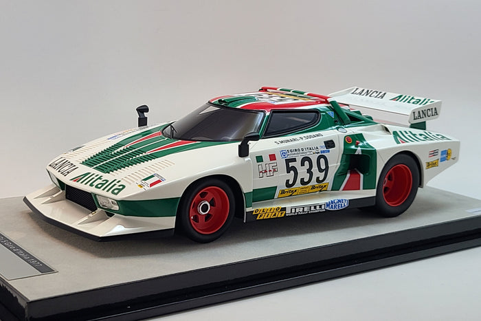 Lancia Stratos Turbo Group 5 (1977 Giro d'Italia) | 1:18 Scale Model Car by Tecnomodel | Front quarter