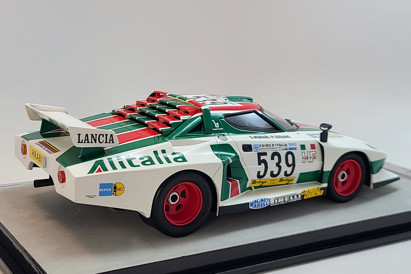 Lancia Stratos Turbo Group 5 (1977 Giro d'Italia) | 1:18 Scale Model Car by Tecnomodel | Rear quarter